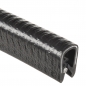 Preview: PVC-Kantenschutzprofil, Klemmbereich 1,0-4,0 mm, schwarz